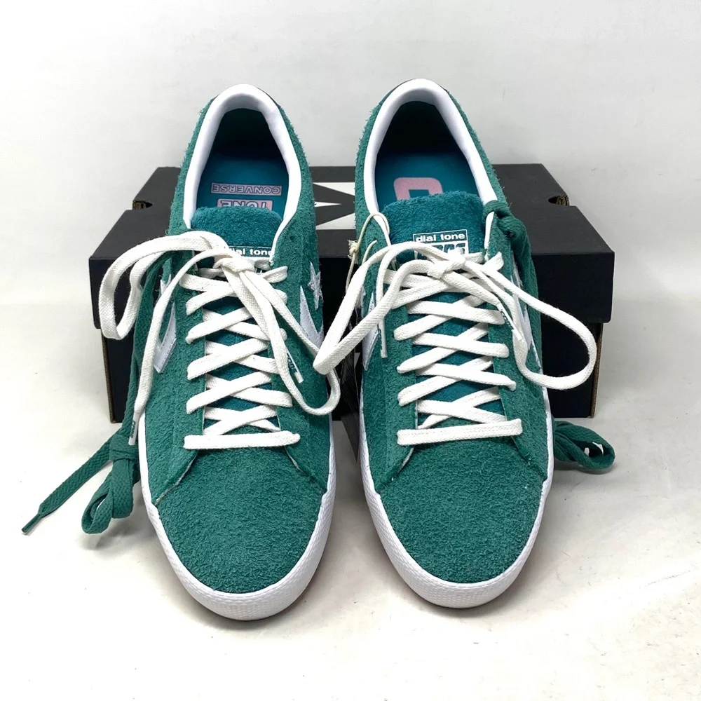 Converse Cons PL Vulc Pro Low Top Shoes Suede Women Green Suede Sneakers A02134C - Picture 5 of 12